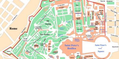 Vatikaani poliittinen kartta